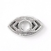 Tibetan Style Alloy Bead Frame TIBE-WH0002-08AS-2