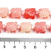 Synthetic Shell Dyed Carved Beads Strands SHEL-C008-02-4