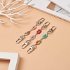 Printed Alloy Link Chain Purse Strap Extenders AJEW-BA00098-01-2