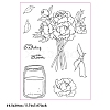 Bouquet Bottle Clear Silicone Stamps PW-WG749B1-01-2