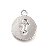 Non-Tarnish 304 Stainless Steel Pendants STAS-F282-07P-2