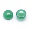 Natural Green Onyx Agate Cabochons X-G-P393-R05-8MM-2