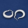 Brass Ring Hoop Earrings EJEW-Q391-10S-3