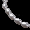 2Pcs Alloy Plastic Pearl Stretch Bracelets for Women BJEW-U011-03G-3