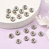Iron Grade A Crystal Rhinestone Spacer Beads RB-A010-8MM-N-4