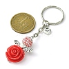 Resin & Alloy & Glass Keychain KEYC-MZ00015-03-3