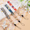 HOBBIESAY 3 Sets 3 Colors PU Leather Mobile Straps AJEW-HY0001-63-5
