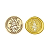 Christmas Series Wax Seal Brass Stamp Head AJEW-Z031-04G-01-1