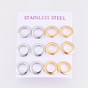 304 Stainless Steel Stud Earrings EJEW-I235-07B-4