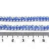 Electroplate Transparent Glass Beads Strands LS-EGLA-A035-T3mm-A14-4