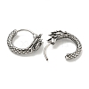 316 Surgical Stainless Steel Hoop Earrings EJEW-D096-13E-AS-2