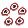 Alloy Enamel Pendants ENAM-N054-60C-RS-1