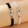 Polyester Adjustable Bracelets PW-WG99087-01-2