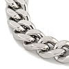 Non-Tarnish 201 Stainless Steel Cuban Link Chain Bracelets for Women and Men BJEW-F473-03P-02-2