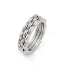 304 Stainless Steel Finger Ring for Women RJEW-A052-01A-P-4