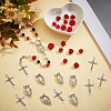 SUPERFINDINGS Religion and Rose Beads Necklace DIY Making Kit DIY-FH0004-05-2