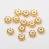 ABS Electroplated Snowflake Plastic Spacer Beads KY-I002-01A-1