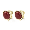 Alloy & Resin Clip-on Earrings EJEW-T055-03-2