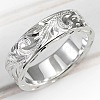 Sculptured Vine Pattern Brass Finger Rings for Women FS-WGD177A-04-1