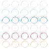 30Pcs 6 Colors Polyester Braided Cord Bracelet Making AJEW-TA00047-2