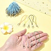 100Pcs Polyester Cord Mobile Straps MOBA-FS0001-02G-10