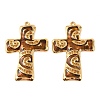 304 Stainless Steel Enamel Rhinestone Big Pendants STAS-L314-09G-02-1