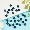 Polymer Clay Rhinestone Beads RB-H284-6MM-Half-229-4