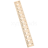 Pine Wood Plant Seed Spacing and Interval Rulers AJEW-WH0083-101A-1