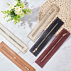 WADORN 5Pcs 5 Colors PU Imitation Leather Purse Zippers PURS-WR0006-91-4