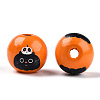 Halloween Theme Wood European Beads WOOD-N016-04L-2