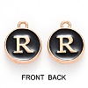 Golden Plated Alloy Charms ENAM-SZ0001-25B-R-3