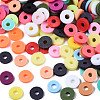 Handmade Polymer Clay Beads X-CLAY-Q251-6.0mm-M1-2