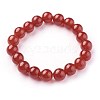 Natural Carnelian Beads Stretch Bracelets BJEW-F380-01-C10-1