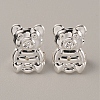 Brass Ear Nuts FIND-WH0133-06S-2