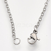 Non-Tarnish 201 Stainless Steel Pendant Necklaces NJEW-T009-JN049-1-40-3