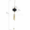 Halloween Ghost Alloy & Iron & Eanmel Wind Chime PW-WG4208F-01-1