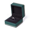 Square Plastic Jewelry Ring Boxes OBOX-F005-03B-3