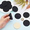 Gorgecraft 12Pcs Silicone Drink Coasters AJEW-GF0004-48D-3