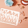 Plastic Drawing Painting Stencils Templates DIY-WH0396-561-3