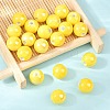 Glazed Porcelain Round Beads X-PORC-S489-10mm-10-5