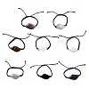 Natural Gemstone Beads Braided Bead Bracelets BJEW-Q070-01-2
