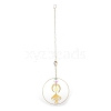 Brass Big Pendant Decorations HJEW-M005-03G-05-1