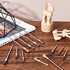 CHGCRAFT 18Pcs 6 Style Polishing Brush Pens Kit TOOL-CA0001-15-4