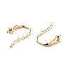 Rack Plating Brass Earring Hooks KK-D083-13G-2