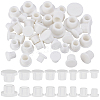 48Pcs 8 Styles Silicone End Caps FIND-FG0004-54A-1