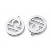 Non-Tarnish 304 Stainless Steel Pendants STAS-L249-002L-2