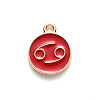 Alloy Enamel Pendants LS-ENAM-S124-01B-07D-2