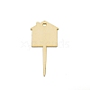 House-shaped Wooden Plant Inserting Labels FIND-TAC0003-15-1
