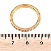 304 Stainless Steel Micro Pave Cubic Zirconia Finger Rings for Women RJEW-F214-01G-02-2