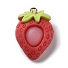 Fruits Opaque Resin Pendants RESI-A030-02B-1